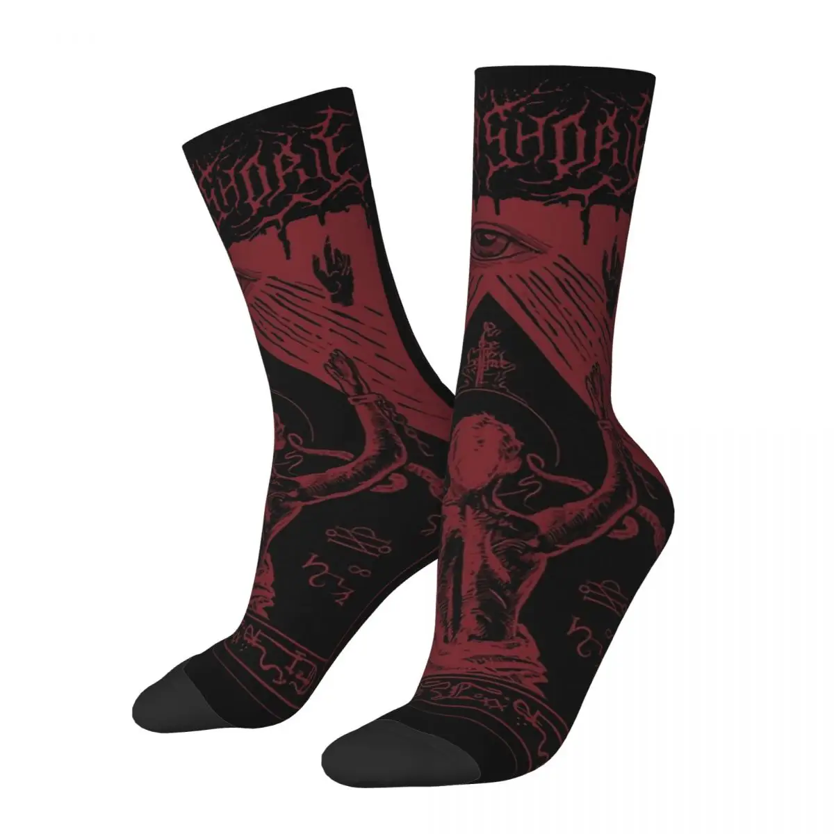 Funny Happy Men s compression Socks Rock Band Retro Harajuku Lorna Shore Hip Hop Novelty Seamless - Lorna Shore Store