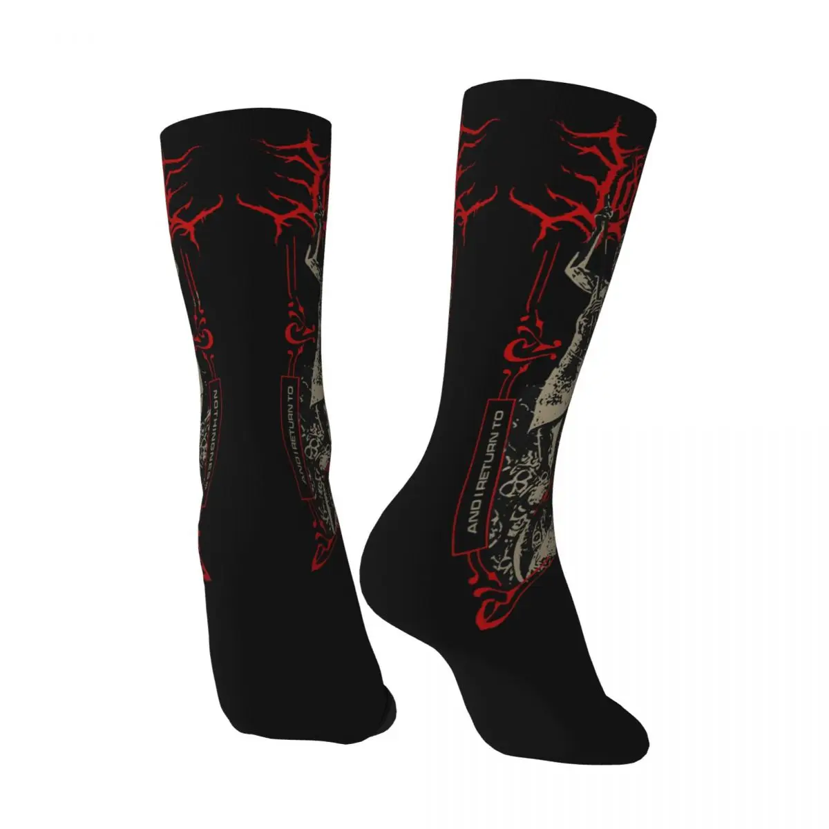 Funny Men s compression Socks Pierced Of The Abyss Vintage Harajuku Lorna Shore Street Style Novelty 1 - Lorna Shore Store