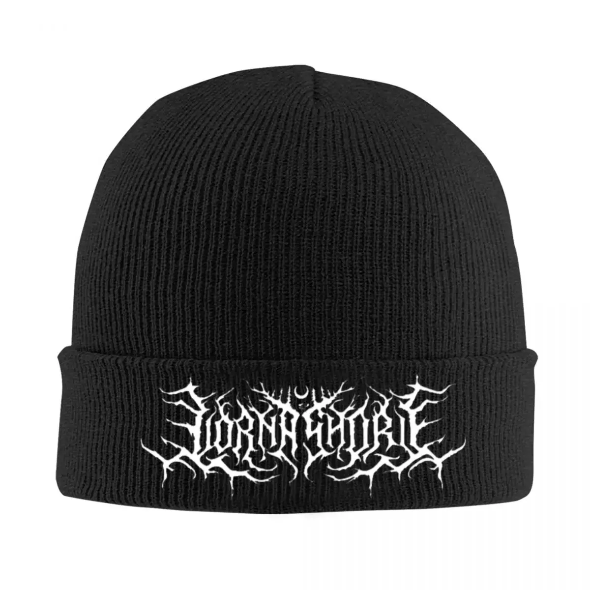 Lorna Shore Logo Knitted Hat Beanie Winter Hats Warm Unisex Casual Heavy Metal Punk Cap Men - Lorna Shore Store