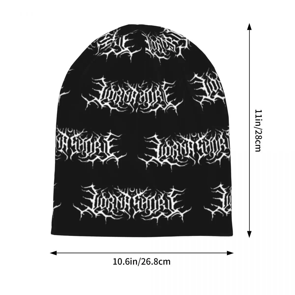 Luxury Lorna Shore Logo Bonnet Knitting Hats Accessories Autumn Winter Warm Heavy Metal Punk Beanie Cap 1 - Lorna Shore Store