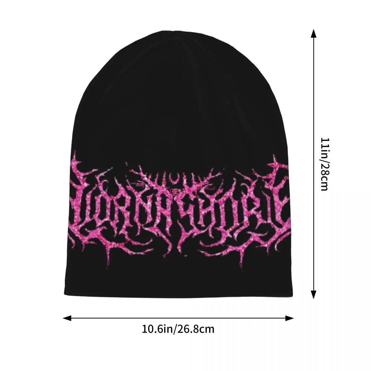 Women Men Lorna Shore Band Logo Pink Beanies Skullies Accessories Bonnet Knitting Hats Windproof Warm Hats 1 - Lorna Shore Store