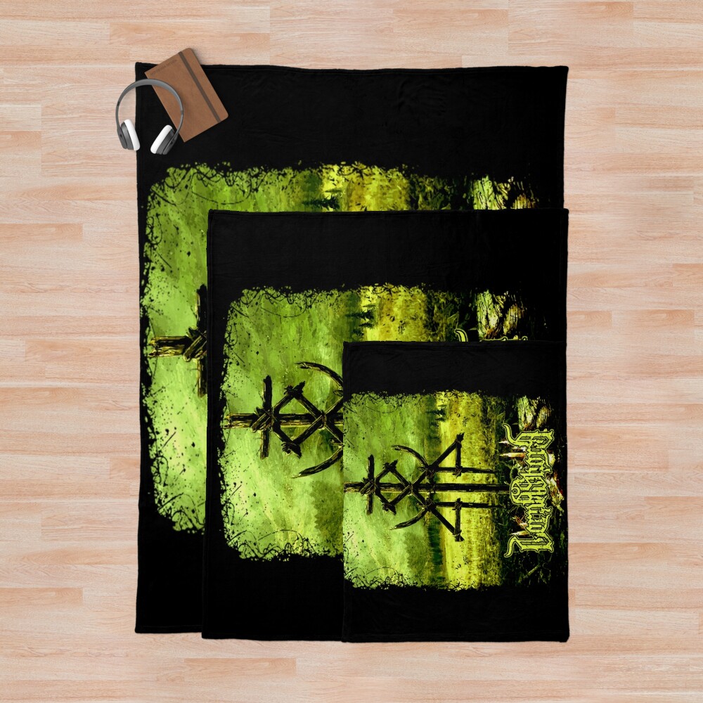 Lorna Shore Album Cover Throw Blanket Official Lorna Shore Merch
